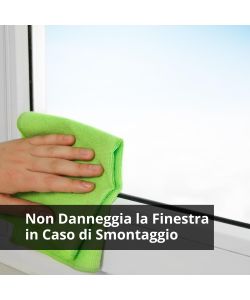 Innoliving Guarnizione Finestra Condizionatore Portatile Bianco 100x400 cm