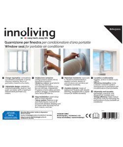 Innoliving Guarnizione Finestra Condizionatore Portatile Bianco 100x400 cm