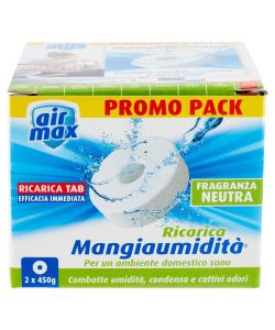 Air Max Assorbiumidit� Ricariche Tab Fragranza Neutra - 2 x 450g