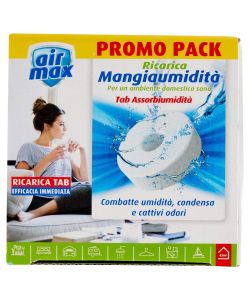 Air Max Assorbiumidità Ricariche Tab Fragranza Neutra - 2 x 450g