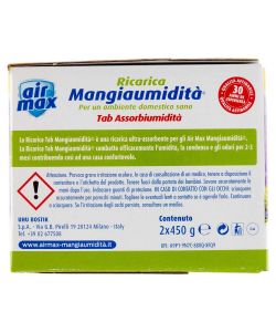 Air Max Ricarica Mangiaumidità Lavanda 2x450g - Assorbimento Efficace