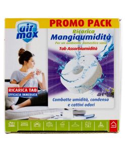 Air Max Ricarica Mangiaumidità Lavanda 2x450g - Assorbimento Efficace