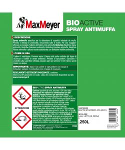 Max Meyer Spray Antimuffa BioActive Trasparente 250ml per Interni