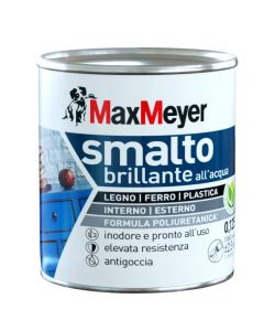 MaxMeyer Smalto Brillante all'acqua Poliuretanico Bianco Panna 0,125 l