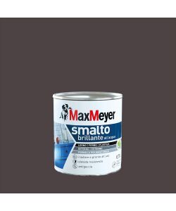 MaxMeyer Smalto Brillante all'acqua Poliuretanico Marrone 0,75 l