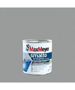 MaxMeyer Smalto Brillante all'acqua Poliuretanico Grigio Pietra 0,75 l