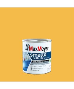 MaxMeyer Smalto Brillante all'acqua Poliuretanico Giallo Estate 0,75 l