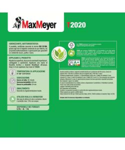 Max Meyer Pittura Murale Igienizzante T2020 Bianca 4L - Alta Copertura Opaca