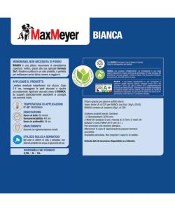 MaxMeyer Pittura Bianca Lavabile per Interni 4L - Copertura Ottimale