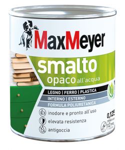 MaxMeyer Smalto Opaco all'acqua Poliuretanico Marrone 0,125 l