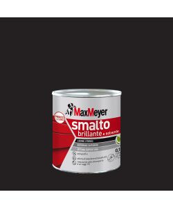 MaxMeyer Smalto a Solvente Brillante Nero R9005 0,125 l