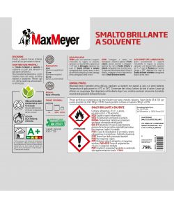 MaxMeyer Smalto Brillante Avorio - 0,75 l - Esterni/Interni