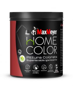 MaxMeyer Idropittura Superlavabile 750ml Scarlet Home Color Opaca Igienizzante