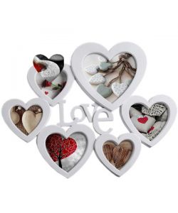 Portafoto Multiplo Cuore Love Cm 44X36 D&Casa