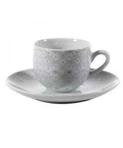 Tazza Caffe Porcellana Damasco Pz 6 Passionecasa