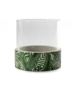 Vaso Jungle vetro  9 x 13,5 h cm