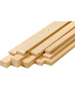 Pircher Listello Abete Grezzo 20x20x1000mm per Fai da Te e Finitura