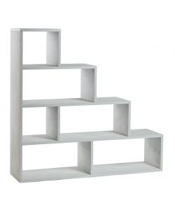 Libreria A Scala L144 Kit Ossido Bianco 144X150X38 Cm