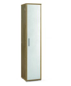 Colonna 1 Anta H182 L38 Kit Noce Stelvio Ossido Bianco 182X39X41 Cm