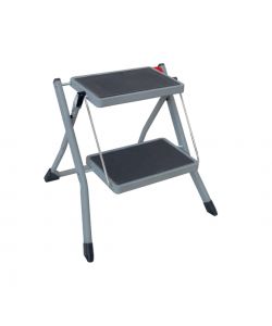 Facal Sgabello Pieghevole Nino in Acciaio 2 Gradini - h 43 cm