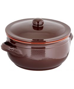 Coli Tegame in Terracotta - Marrone Naturale - 20 cm