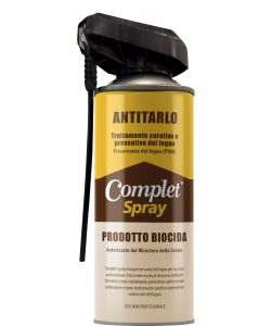 Complet Antitarlo Spray Biocida Multigetto 400ml Trattamento Legno