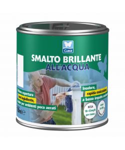 Smalto Acqua Brillante 0,750 Marrone Gaia