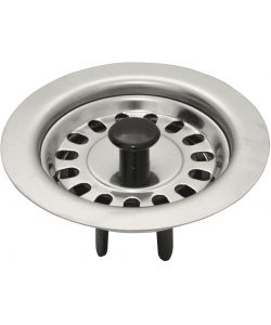 IDRO-BRIC Cestello a Griglia per Piletta da 2' - Colore Argento - 70 mm