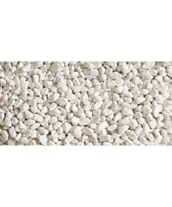 Ciottoli di Marmo Bianco Carrara - Decorazione Giardino - 20 kg