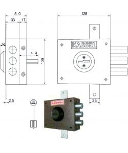 Serratura Sic.Triplice Dx Dm 1201 Kassel