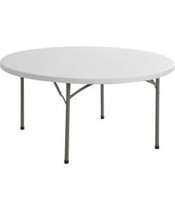 Tavolo tondo con gambe pieghevoli cm 115 x h. 74