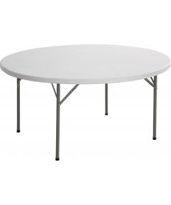 Tavolo tondo con gambe pieghevoli cm 154 x h. 74