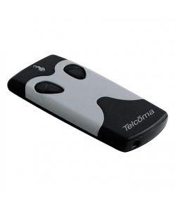 Telcoma Telecomando 2 Canali 433,92 MHz - Pulsanti - Compatto 3,8x1,9 cm