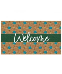 Zerbino Cocco/Pvc Welcome Green Cm 40X 70 Xtra 11705