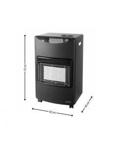 Syntesy Stufa GPL Infrarossi Sicurezza Termoelettrica 4200W 42x40x72cm
