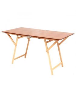 Tavolo legno pieghevole 135 x 70