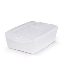 Scatola Contenitore U-Box Small in Plastica Trasparente - 26x36x13 cm