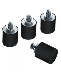 Dianclima Kit antivibranti a pavimento gomma naturale 40x40mm 4 pezzi