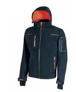 U-POWER Giacca Softshell Blu L - Impermeabile e Antivento per Outdoor