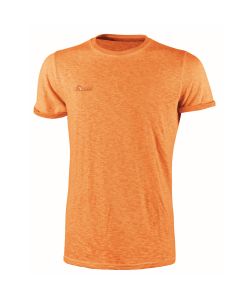 U-POWER T-Shirt da Lavoro Uomo Slim Fit Fluo Arancio 3 Pezzi Taglia S