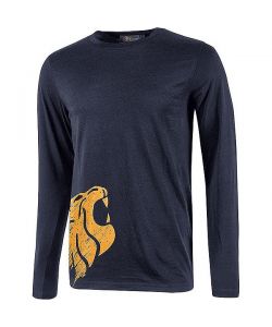 U-Power Maglietta Alien Manica Lunga Slim Fit Uomo Deep Blue TG.XXL