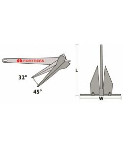 Ancora Fortress Fx-16 Alu 4.5Kg<