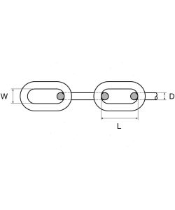 Catena Lunga Din5685A 14X50<