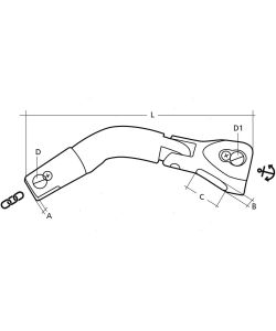 Giunto Ancora Trimmer 10/12Mm L24Cm Inox