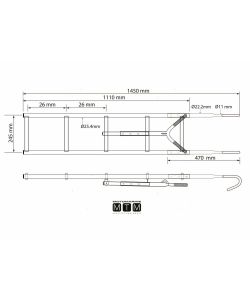 Scaletta Pulpito 5Gr Inox<