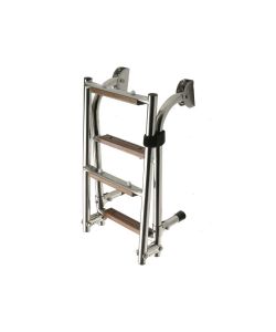 Scaletta Std 4Gr Inox/Legno<