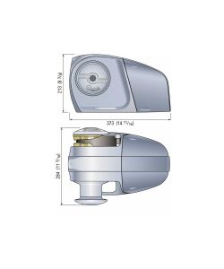 Verricello Quick Hector Hc3 1000W-D 24V Salpa ancora