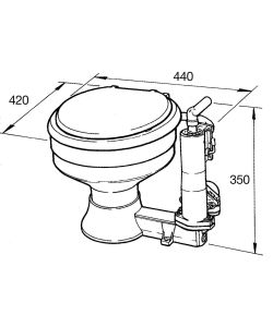 Toilet Rm69 Classic Compact