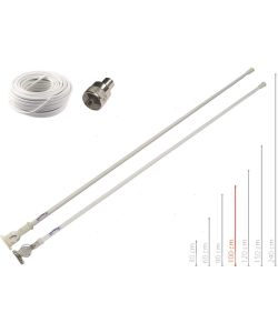 Antenna Glomex Vhf Ra104 Inox