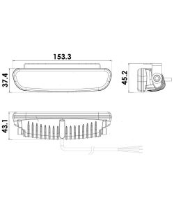 Faro Coperta Or Led<